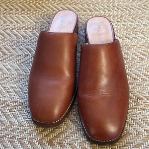 Madewell Mindy lugsole mules - maple size 9.5